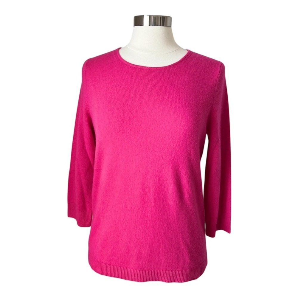 Talbots‎ Women 100% Cashmere Sweater Size Large Pink